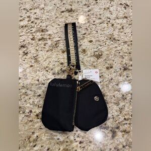 Lululemon Athletica Black Dual Pouch Wristlet